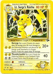 011 Lt. Surge's Raichu